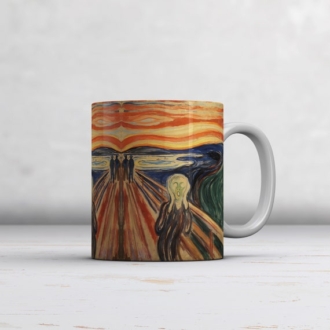Edvard Munch: The Scream. Fine Art Mug/Cup. Ideal Gift Coffee/Tea Mug