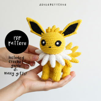 Eeevee Jolteon Crochet Pattern